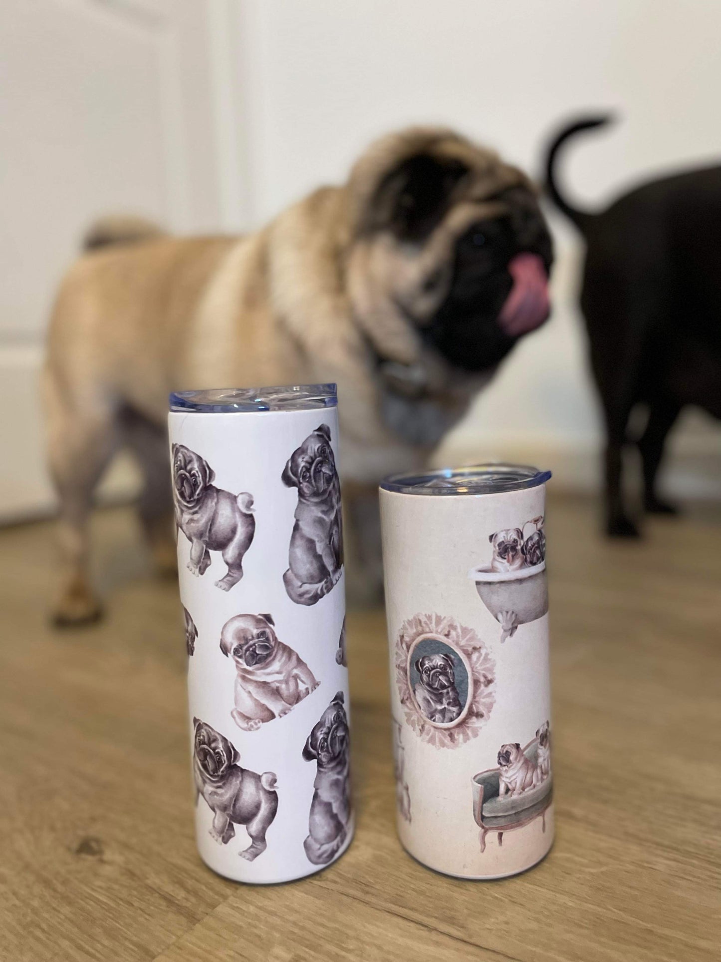 Vintage Pug Tumbler