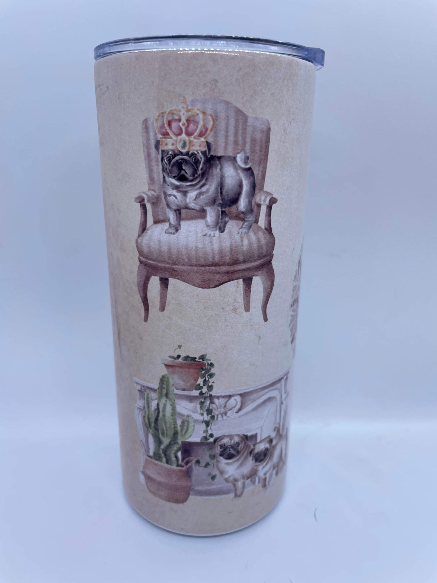 Vintage Pug Tumbler