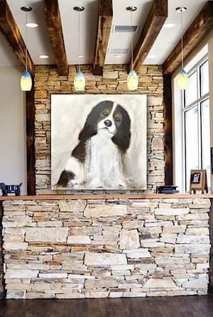 Cavalier King Charles original artwork by Mark Lobert Gallery