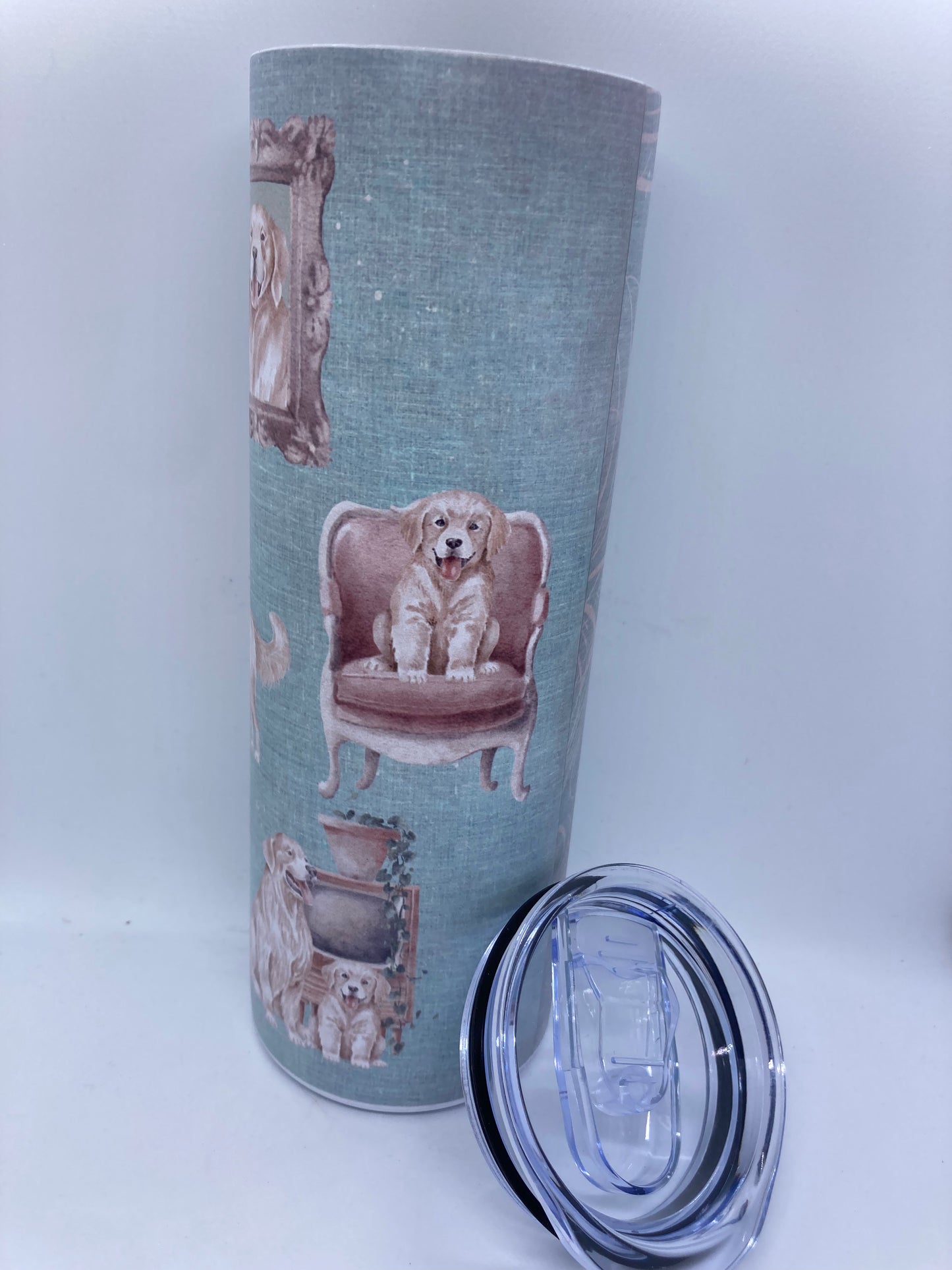 Golden Retriever Vintage Tumbler