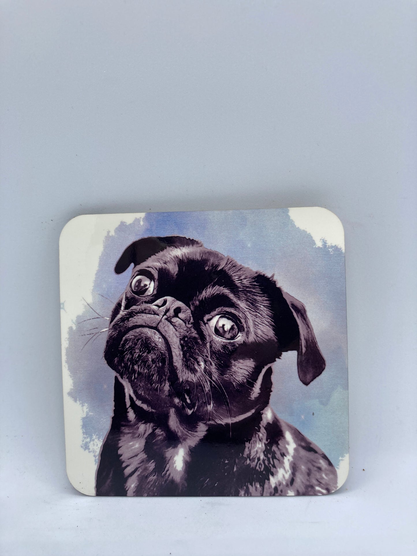 Pug Ceramic Coaster