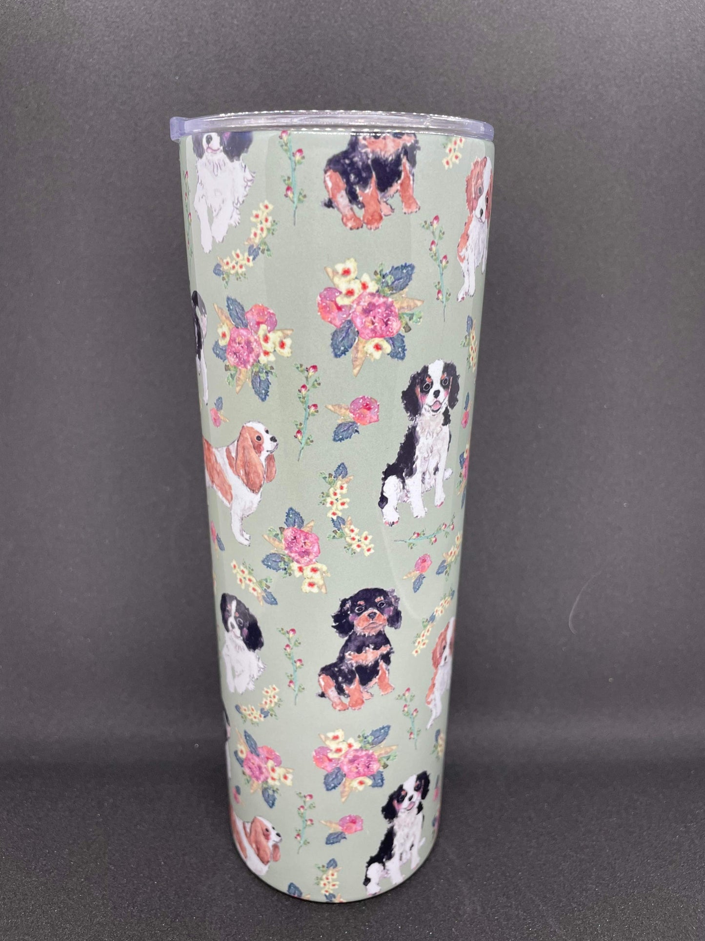 Green Cavalier print Tumbler