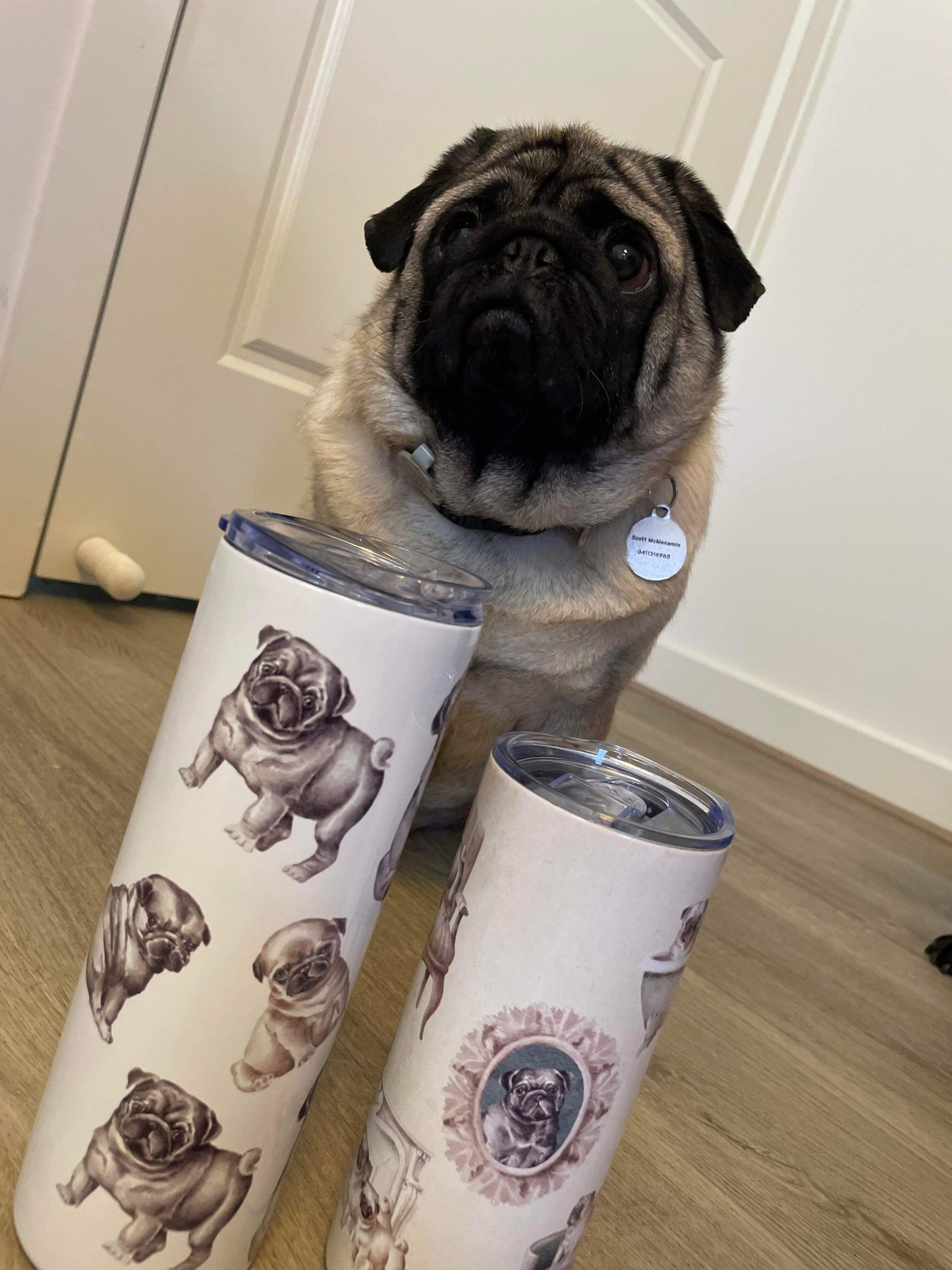 Vintage Pug Tumbler