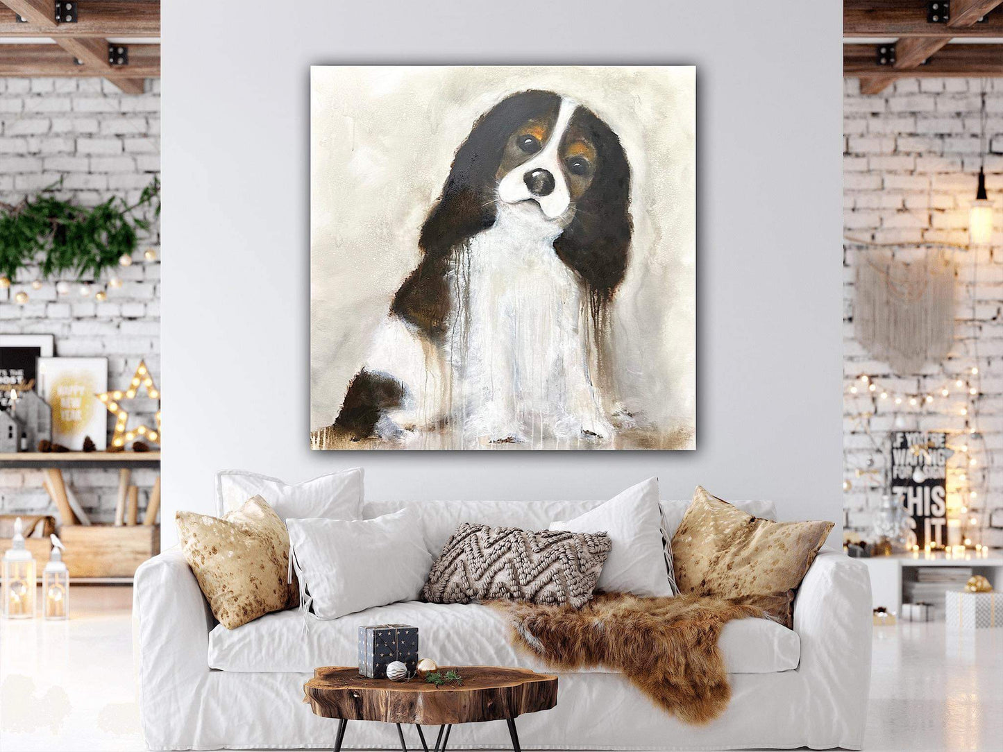 Cavalier King Charles original artwork by Mark Lobert Gallery