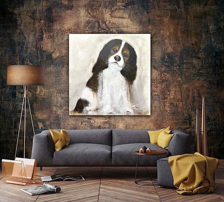 Cavalier King Charles original artwork by Mark Lobert Gallery