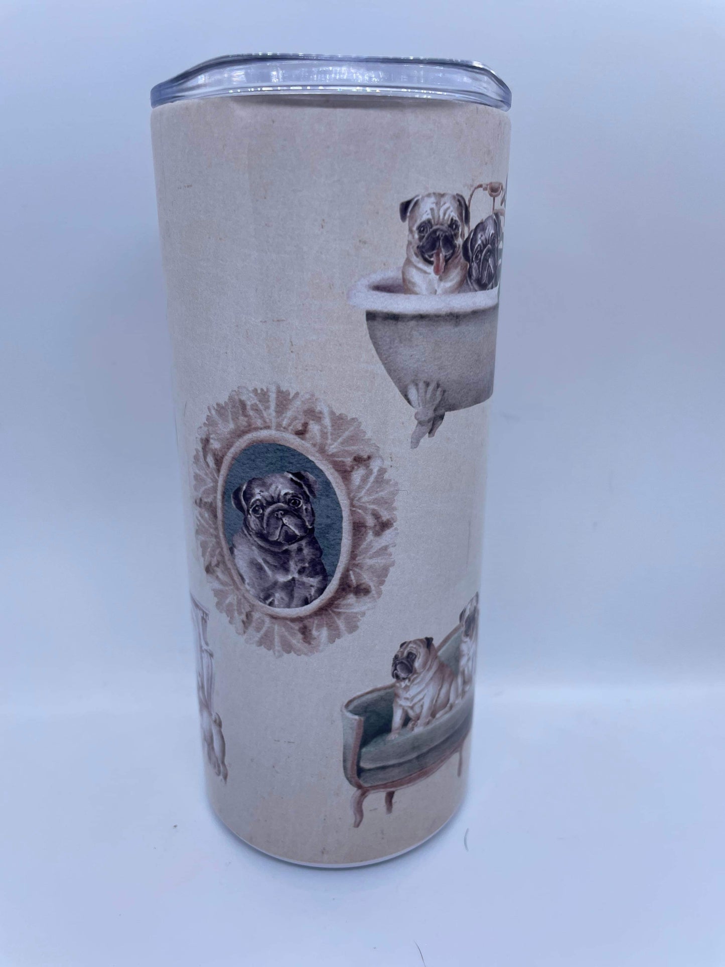 Vintage Pug Tumbler